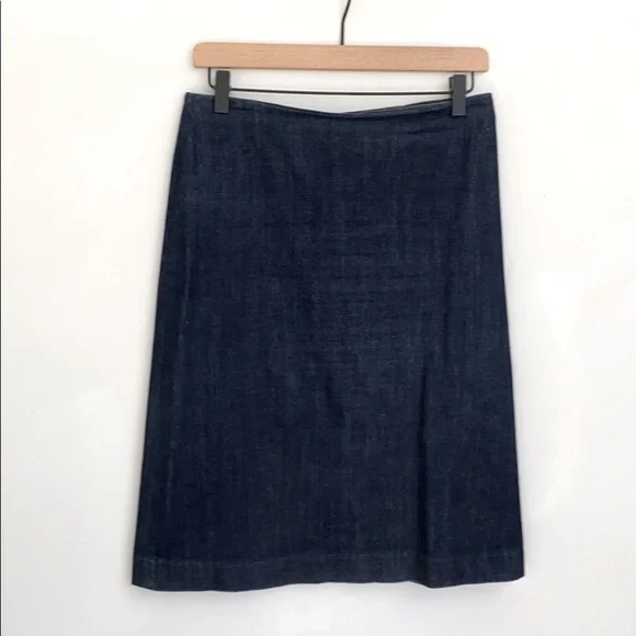 GAP blue jean midi skirt, Size 2 - Picture 1 of 10